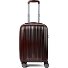  Moonrock 4 roulettes Trolley de cabine S 55 cm avec soufflet d'extension Modéle dark red brushed