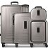  Essentials14 Set de valises à 4 roulettes Beautycase 4pcs avec soufflet extensible Laptopfach Modéle coffee grey metallic