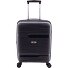  3800 4 roulettes Trolley de cabine 55 cm avec soufflet d'extension Modéle black