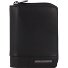  Pro-DLX 6 Porte-monnaie Protection RFID Cuir véritable 8 cm Modéle black