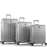  Xtrak 4 roulettes Set de valises 3 pièces avec soufflet d'extension Modéle silver