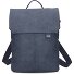 Mademoiselle.M Daypack 35 cm Compartiment pour ordinateur portable Modéle nubuk blue
