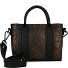  Glam Newburgh Mini sac à main Cuir 18.5 cm Modéle croco bronze - black