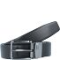  Ceinture réversible en cuir Modéle black-darkbrown | 100 cm
