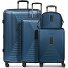  Essentials 14 Set de valises à 4 roulettes + Beautycase 4 pcs. avec soufflet extensible Modéle dark blue metallic
