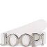  Ceinture Cuir Modéle white-silver | 100 cm