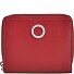  Athena Porte-monnaie Protection RFID Cuir véritable 10.5 cm Modéle rot