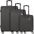  Don Carlo Set de valises à 4 roulettes 3pcs. Modéle schwarz