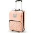  Travelling 2 roues Valise cabine 43 cm Modéle cats and dogs rose