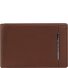  Eluxe Veg Porte-monnaie Protection RFID Cuir véritable 11 cm Modéle dark brown