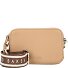  Stunna Mini sac à bandoulière Cuir 17 cm Modéle camel