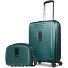  Essentials 14 Set de valises 2 pcs. trolley cabine avec soufflet extensible & Beautycase Modéle pearl-green metallic