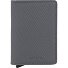  Slimwallet Porte-cartes de crédit RFID en cuir 6,5 cm Modéle carbon cool grey