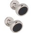  Boutons de manchette Laiton 2 cm Modéle black