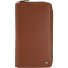 Polo Porte-monnaie Protection RFID Cuir véritable 21.5 cm Modéle cognac
