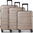  Essentials 11 4 roues Set de valises 3 pièces avec soufflet d'extension Modéle taupe