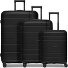  Essentials 11 4 roulettes Set de valises 3 pièces avec soufflet d'extension Modéle black
