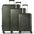  Essentials 01 4 roues Set de valises 3 pièces avec soufflet d'extension Modéle olive metallic