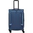  Corsiica 4 roulettes Trolley M 67 cm avec soufflet d'extension Modéle blue