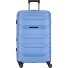  Strz by Asteroid 4 roulettes Trolley L 74 cm avec soufflet d'extension Modéle ice blue