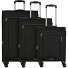  Avantour 4 roulettes Set de valises 3 pièces avec soufflet d'extension Modéle black