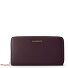 Bologna Leather XL Porte-monnaie zip-around en cuir 19 cm Modéle burgundy