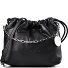  Lya Sac à bandoulière Cuir véritable 22 cm Modéle black