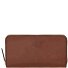  Story Donna Porte-monnaie en cuir 19 cm Modéle marrone