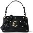  C-Me Sac à main Cuir véritable 21 cm Modéle noir
