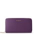  Bologna Leather XL Porte-monnaie zip-around en cuir 19 cm Modéle purple