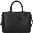  Vintage Attaché-case Cuir véritable 40 cm Compartiment ordinateur Modéle black