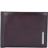  Blue Square Porte-monnaie en cuir 12,5 cm Modéle mahagoniebraun