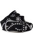 Ceinture à rivets Cuir véritable Modéle black | 95 cm