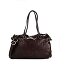  Carolina Sac à bandoulière Cuir véritable 38 cm Modéle moro
