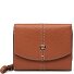  Ambra Porte-monnaie Cuir véritable 12 cm Modéle cognac brown