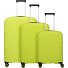  Burano 4 roulettes Set de valises 3 pièces avec soufflet d'extension Modéle apple green
