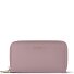  Bologna Leather XL Double Zip-Around Porte-monnaie RFID Cuir 20 cm Modéle rose