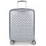  Queens 4 roulettes Trolley de cabine S 54 cm avec soufflet d'extension Modéle plata