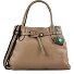  Elif Sac à bandoulière Cuir véritable 43 cm Modéle cappuccino