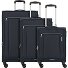  Avantour 4 roulettes Set de valises 3 pièces avec soufflet d'extension Modéle navy