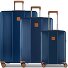  Ferrara 4 roues Set de valises 3 pièces avec soufflet d'extension Modéle navy blue