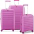  B-Flying Move 4 roulettes Set de valises 3 pièces avec soufflet d'extension Modéle pink