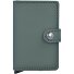  Miniwallet Étui pour cartes de crédit Protection RFID Cuir 6.5 cm Modéle green black