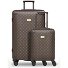  Palermo 4 roues Set de valises 2 pièces Modéle dark brown 1
