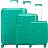 Skyline 2.0 4 roulettes Set de valises 3 pièces avec soufflet d'extension Modéle menta