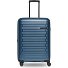 Collection 04 THE MEDIUM + 4 roulettes Trolley M 66 cm avec soufflet d'extension Modéle navy blue-metallic