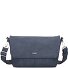  Mademoiselle.M Messenger 33 cm Compartiment pour ordinateur portable Modéle nubuk blue
