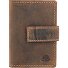  Porte-monnaie Vintage RFID en cuir 7 cm Modéle braun