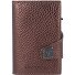  Click & Slide Porte-cartes de crédit RFID en cuir 6,5 cm Modéle metallic-brown