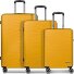  Dallas 3.0 Set de valises à 4 roulettes 3 pièces avec soufflet d'extension Modéle yellow